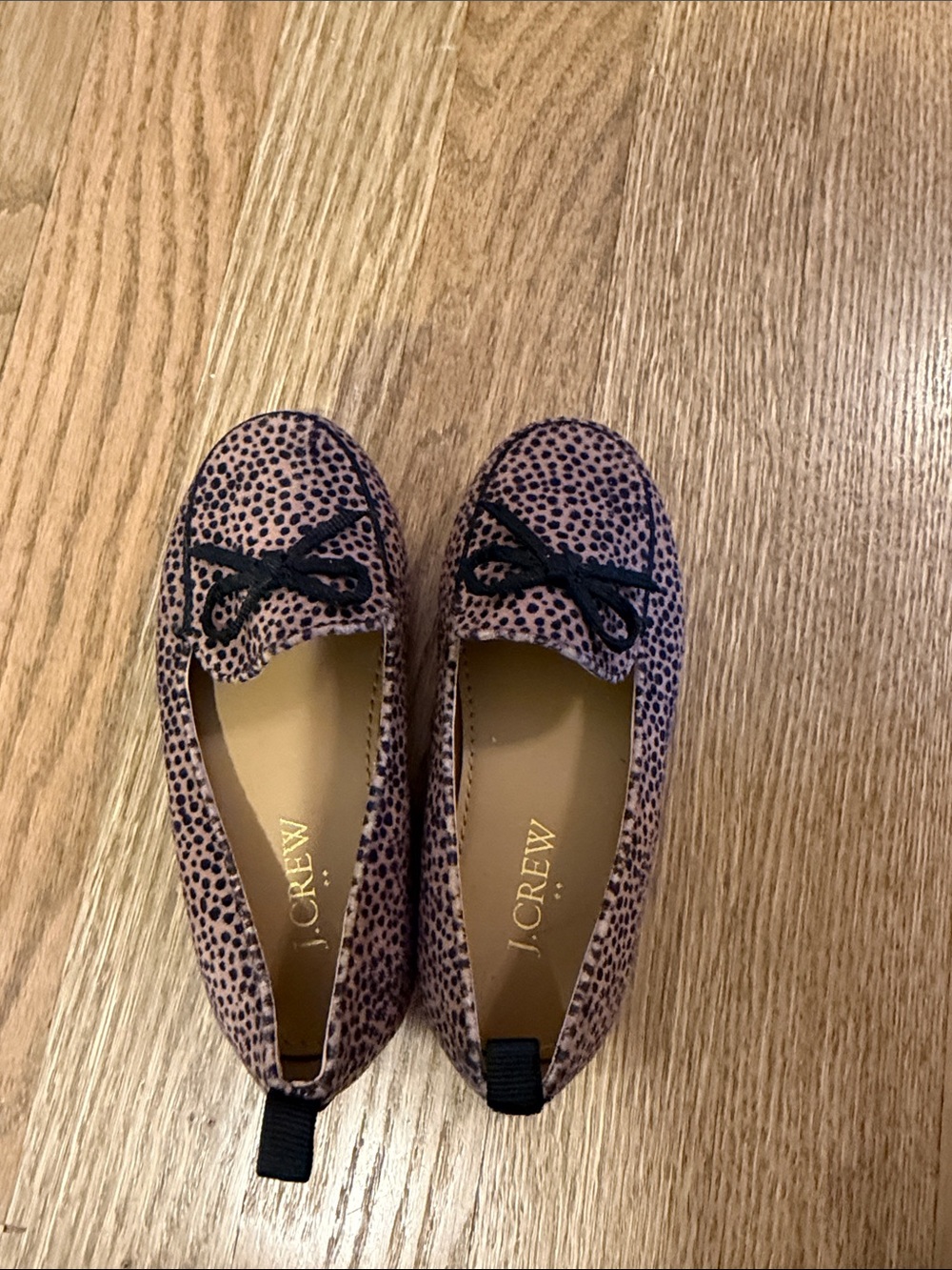 Crew cuts kids flats shoes- J. Crew Leopard-Print loafers